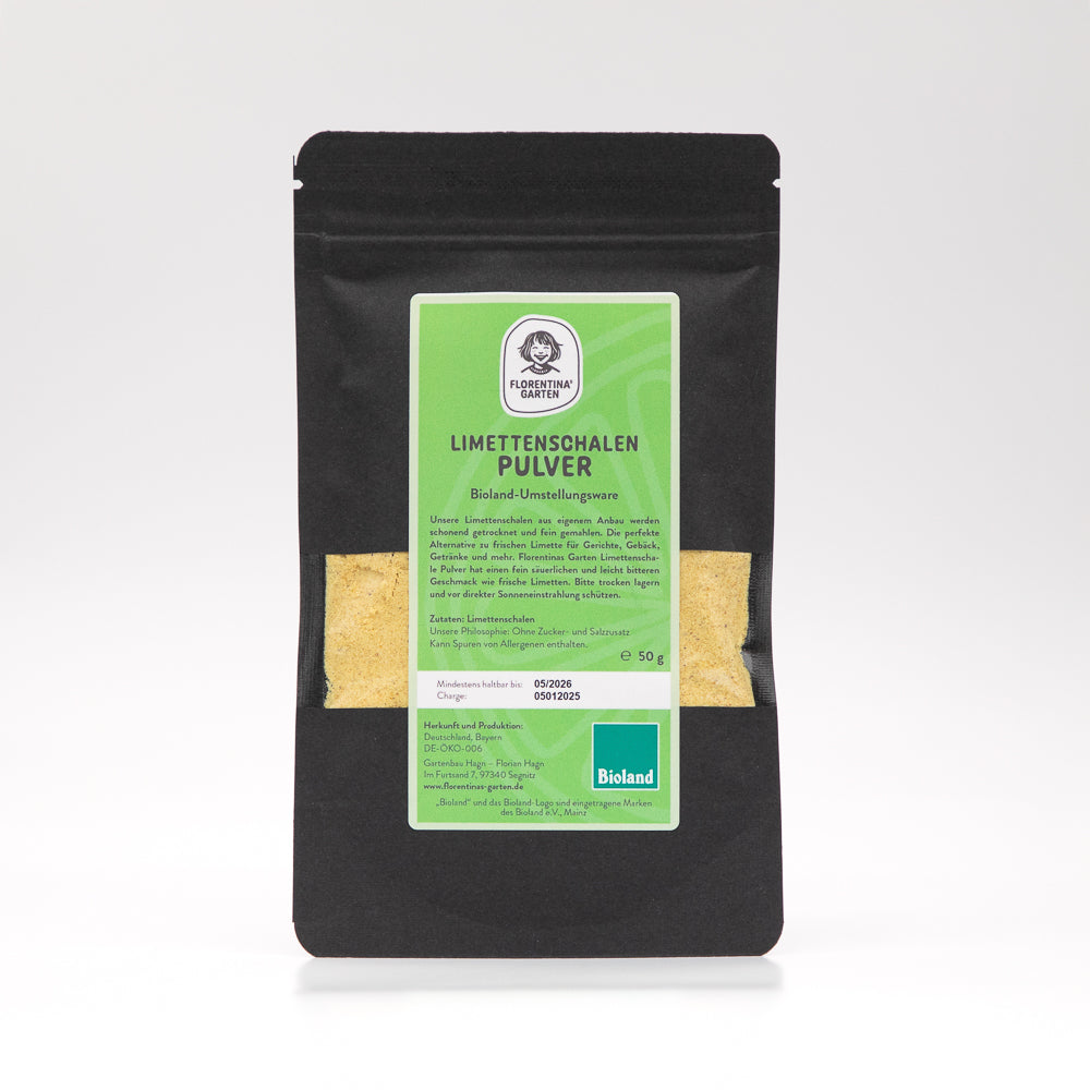 Limetten schalen Pulver | 50g | Bioland
