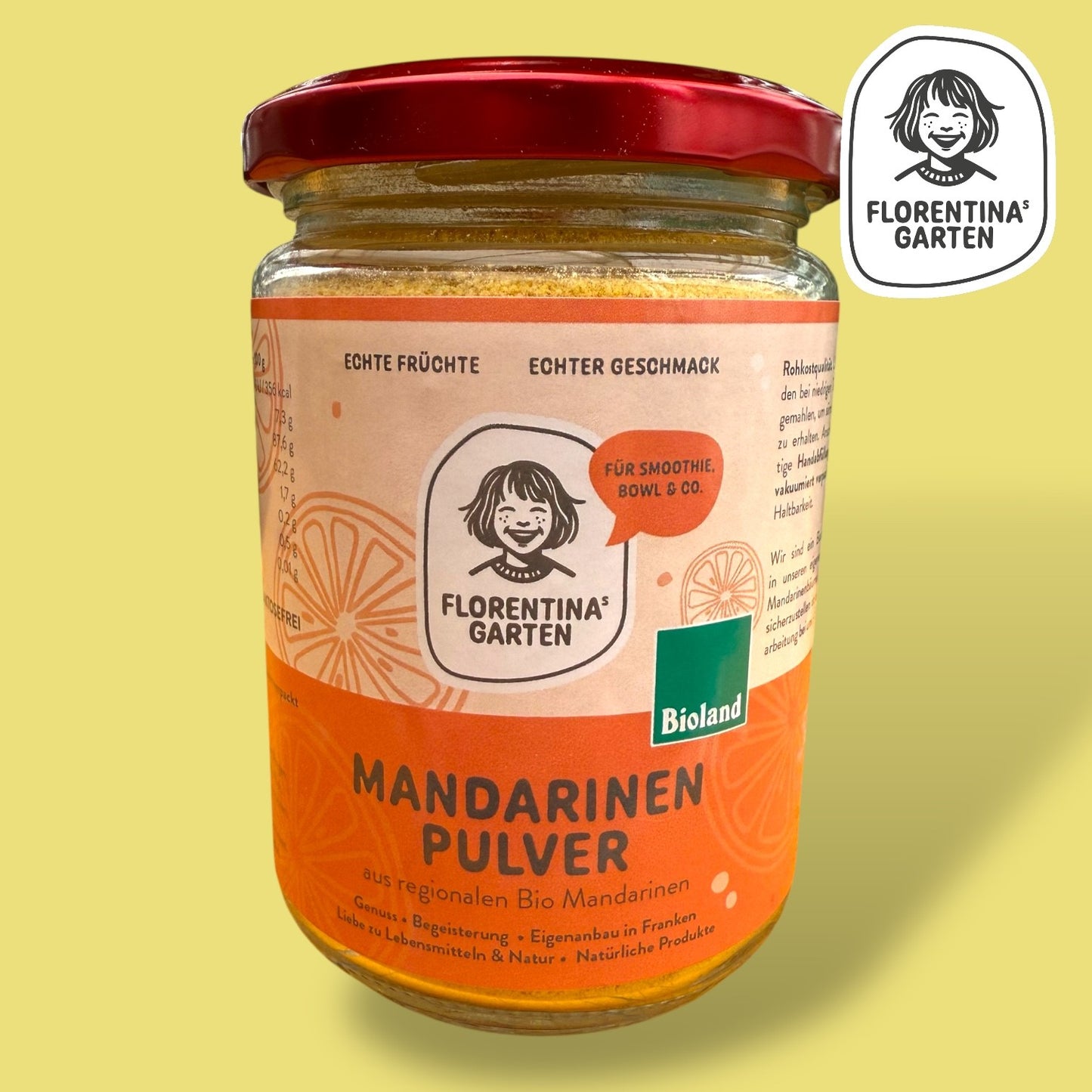 Mandarinen Pulver | 180 g | Bioland