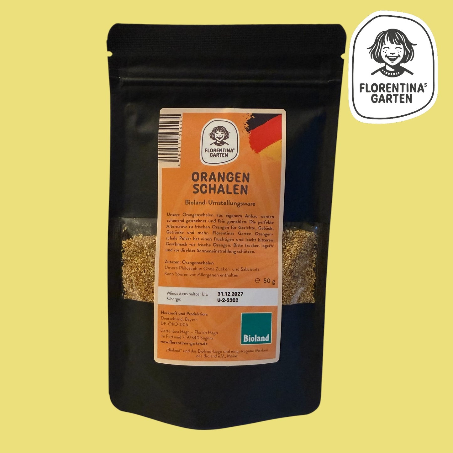 Orangen Schalen | 50g | Bioland