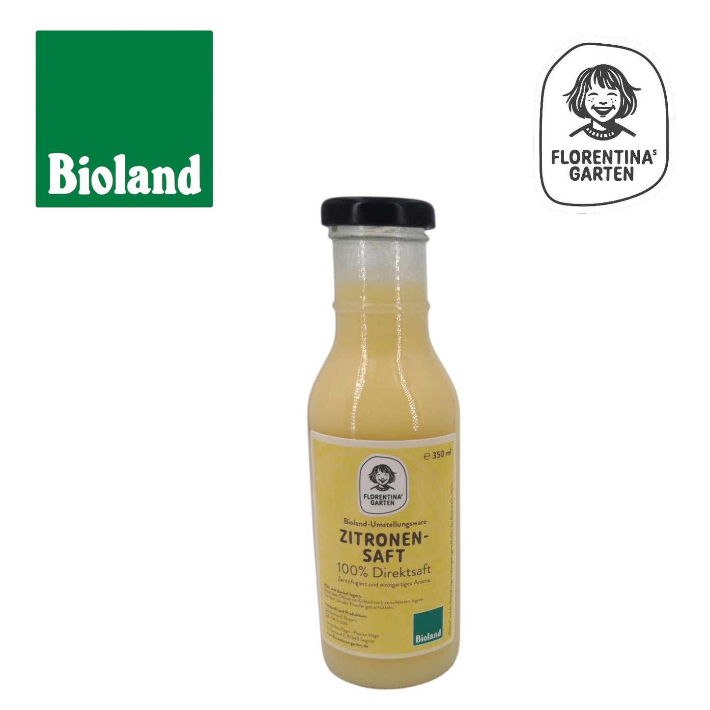 Zitronen Saft | 100 % Direktsaft | 350 ml | Bioland
