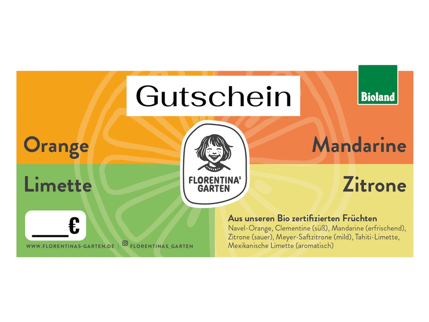 Gutschein Florentinas Garten